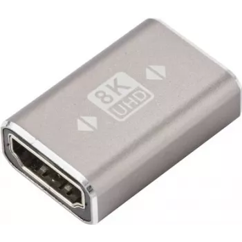 SpeaKa Professional SP-11301992 HDMI adapteris savienotājs 8K 60Hz 4K 120Hz alumīnija pelēks