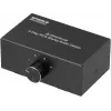 SpeaKa Professional SP-AS-500 4 portu Cinch audio komutators divvirzienu metāla korpuss