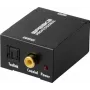 SpeaKa Professional SP-ATDAC-100 Analogā uz digitālo audio pārveidotājs RCA uz Toslink un koaksiālo 24-bit/48kHz melns SP-13904368
