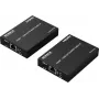 SpeaKa Professional SP-HDE-350 HDMI KVM pagarinātājs pa tīkla kabeli RJ45 ar tastatūras un peles atbalstu, 120 m, Full HD 1080p SP-12774724