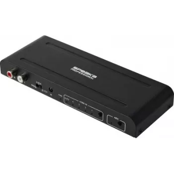 SpeaKa Professional SP-HSU-300 4 portu HDMI komutators ar ARC, 3840x2160 SP-14521632