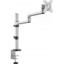 SpeaKa Professional SP-MM-1060 viena monitora galda stiprinājums 17-32 collu ekrāniem, alumīnijs, pilna kustība, regulējams augstums, VESA 75/100, 9kg, melns SP-14376400