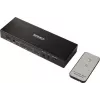 SpeaKa Professional SP-SWAP-500 2 portu HDMI KVM matricas slēdzis ar audio, 4K UHD, USB 2.0 centrmezglu, metāla, melns SP-13904372