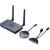 SpeaKa Professional SP-TR-500 USB-C bezvadu HDMI pagarinātāja komplekts, 30 m, 5 GHz/2,4 GHz, Full HD 1080p, droša pārraide (SP-13382652)