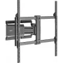 SpeaKa Professional SP-TVM-1400 Pilnas kustības TV sienas stiprinājums 50 collu–100 collu ekrāniem, 75 kg, VESA 200x200 līdz 900x600, noliekšana un pagriešana, melns SP-14131064