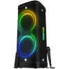 Skaļrunis Party Box SVEN PS-1250, Melns (300W, TWS, IPx4, Bluetooth, FM, USB, microSD, LED displejs, 13500mAh)