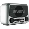 Skaļrunis SVEN SRP-150, Pelēks (3W, Bluetooth, FM/AM/SW, USB, microSD, Lukturis, Akumulators)