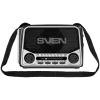 Skaļrunis SVEN SRP-150, Pelēks (3W, Bluetooth, FM/AM/SW, USB, microSD, Lukturis, Akumulators)