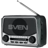 Skaļrunis SVEN SRP-150, Pelēks (3W, Bluetooth, FM/AM/SW, USB, microSD, Lukturis, Akumulators)