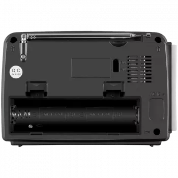 Skaļrunis SVEN SRP-150, Pelēks (3W, Bluetooth, FM/AM/SW, USB, microSD, Lukturis, Akumulators)