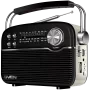 Skaļrunis SVEN SRP-500, Melns (3W, Bluetooth, FM/AM/SW, USB, microSD, AUX, Akumulators)
