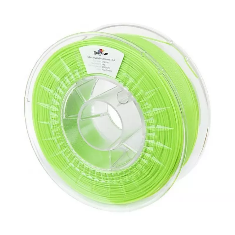 Spectrum 3D Filament PLA Premium 1.75mm Fluorescent Green 1kg