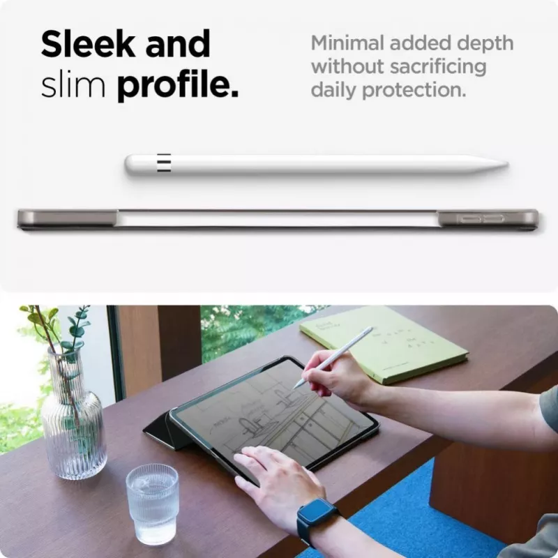 Spigen Smart Fold Case iPad Air 13 inch 2024 - Melns