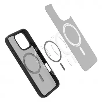 Spigen Ultra Hybrid Mag Case ar MagSafe iPhone 16 Pro - Melns