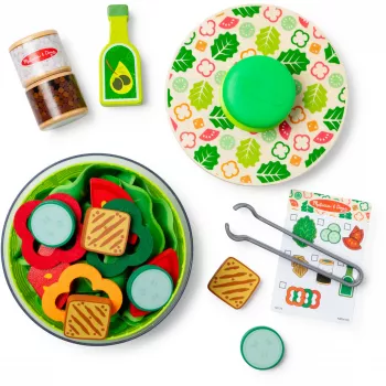Spin Master Melissa & Doug Salātu griešanas komplekts - 22 gabali