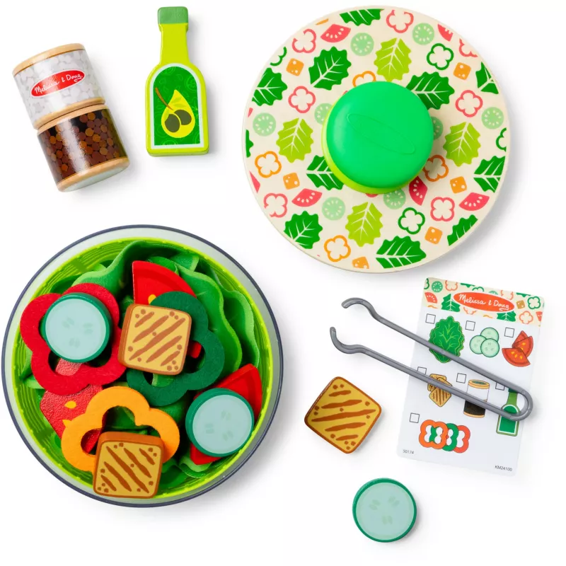 Spin Master Melissa & Doug Salātu griešanas komplekts - 22 gabali