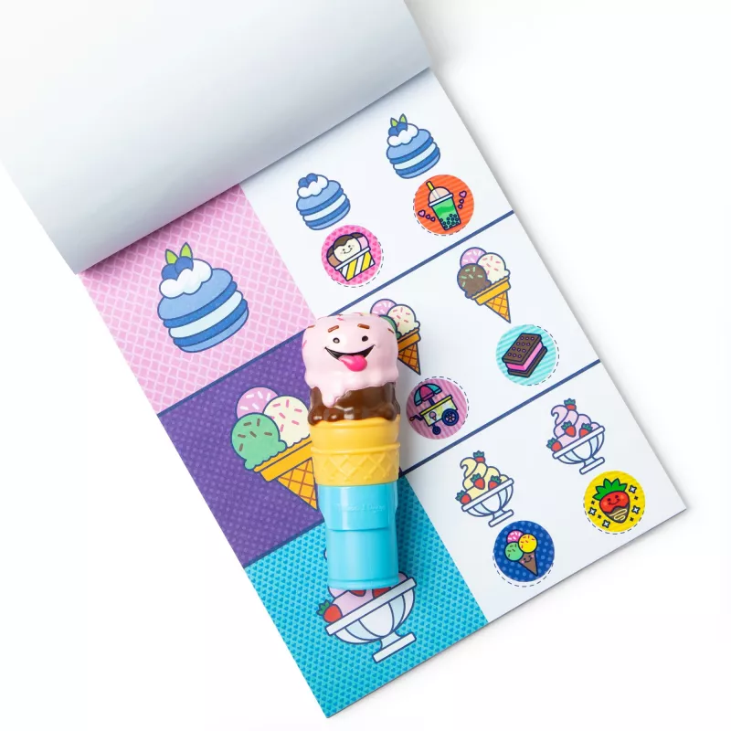 Spin Master Melissa & Doug Sticker WOW! Ice Cream Sticker Stamper & Activity Pad
