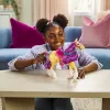 SPINMASTER Unicorn Academy - Vienradzis Leaf (28 cm, ar īstām krēpēm un asti, noņemamu iemauktu, seglu un suku)