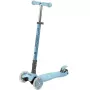 SPOKEY Plier 3 riteņu līdzsvara skrejritenis bērniem, zils, slīpuma stūrēšana, LED riteņi, regulējams stūres stienis 62-72 cm, maks. 50 kg