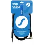 SSQ JMPJMK4 SS-1469 Kabelis Jack Mono - Jack Mono (90 grādu leņķis) 4 m Melns
