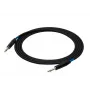 SSQ JMPJMP5 SS-1449 instrumenta kabelis 6.35mm TS spraudnis uz 6.35mm TS spraudni 5 m melns