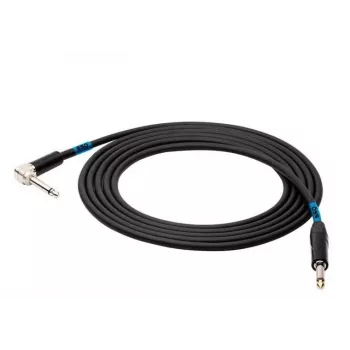 SSQ SS-1439 Kabelis Jack Mono - Jack Mono (90 grādu leņķis) 1 m Melns