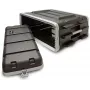 Stagg ABS 4U Rack Case - 19 collu ABS Rackmount ceļojuma kaste ar priekšējo un aizmugurējo vāku