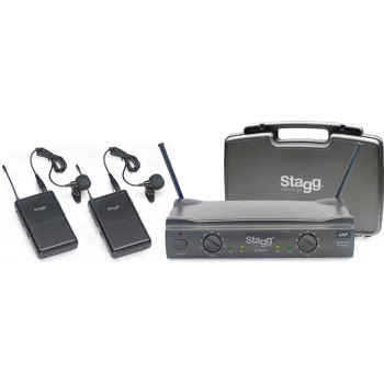 Stagg SUW 50 LL EG EU UHF bezvadu lavaljē mikrofonu sistēma