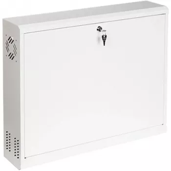 STALFLEX CR19-2U-130-W Sienas stiprinājuma skapis 2U 130mm Balts