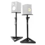 STAND4ME MON 1 MKII 2 monitoru statīvu komplekts - teleskopiskais augstuma regulējums 800-1300 mm, tērauds, melns, 20 kg slodze