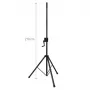 STAND4ME SP 22 kolonnas statīvs ar pacēlāju - Melns, 105-180 cm, 30 kg slodze