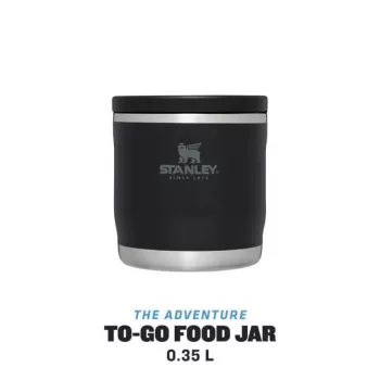 STANLEY Adventure To-Go vakuumā izolēts pārtikas trauks 0,35L melns