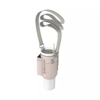 STANLEY All-Day Quencher Carry-All aizsargājošs pārnēsāšanas maciņš 1,18L termokrūzei ar salmiņu, gaiši rozā