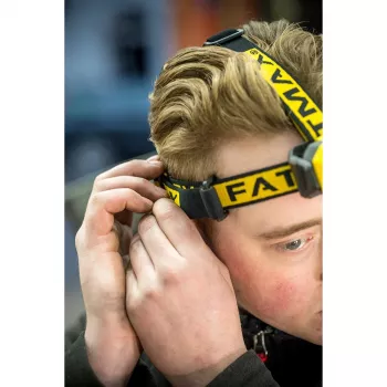 Stanley FATMAX 200 LM AAA galvas lukturis - melns/dzeltens