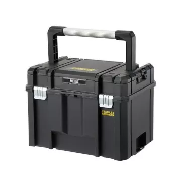 Stanley FATMAX PRO-STACK instrumentu cietais futrālis, 22L, IP54, melns ar dzelteniem akcentiem