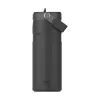 STANLEY IceFlow Bottle Flip Straw 2.0 0,47L melna termosa pudele ar salmiņu