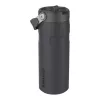 STANLEY IceFlow Bottle Flip Straw 2.0 0,47L melna termosa pudele ar salmiņu