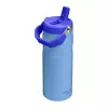 STANLEY IceFlow Bottle Flip Straw 2.0 0,47L gaiši zila termosa pudele ar salmiņu