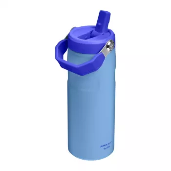 STANLEY IceFlow Bottle Flip Straw 2.0 0,47L gaiši zila termosa pudele ar salmiņu