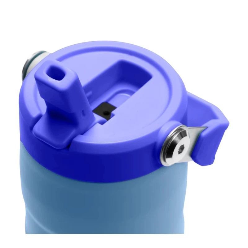 STANLEY IceFlow Bottle Flip Straw 2.0 0,47L gaiši zila termosa pudele ar salmiņu