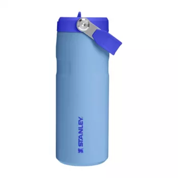 STANLEY IceFlow Bottle Flip Straw 2.0 0,47L gaiši zila termosa pudele ar salmiņu