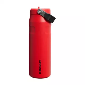 STANLEY IceFlow Bottle Flip Straw 2.0 0,71L tumši sarkans termoss ar salmiņu