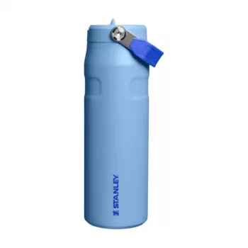 STANLEY IceFlow Bottle Flip Straw 2.0 0,71L gaiši zila termosa pudele ar salmiņu
