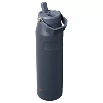 STANLEY IceFlow Bottle Flip Straw 2.0 1,06L termoss ar salmiņu, ogļu krāsā
