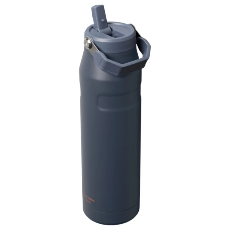 STANLEY IceFlow Bottle Flip Straw 2.0 1,06L termoss ar salmiņu, ogļu krāsā