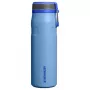 STANLEY IceFlow Bottle Twist Flip 0,71L gaiši zila vakuuma izolēta nerūsējošā tērauda ūdens pudele ar salmiņu