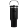 STANLEY IceFlow Flip Straw 2.0 termoss 0,89L melns