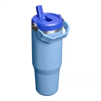 STANLEY IceFlow Flip Straw 2.0 termoss 0,89L gaiši zils