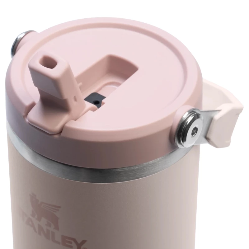 STANLEY IceFlow Flip Straw 2.0 termoss 0,89L gaiši rozā