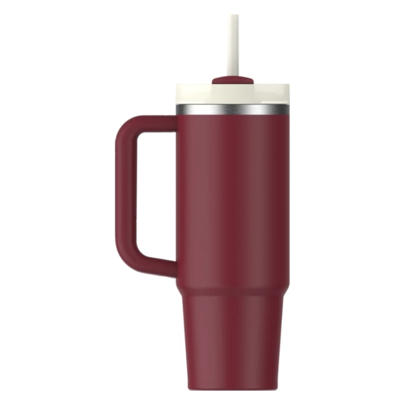 STANLEY Quencher H2.0 FlowState termoss 0,89L tumši sarkans ar salmiņu